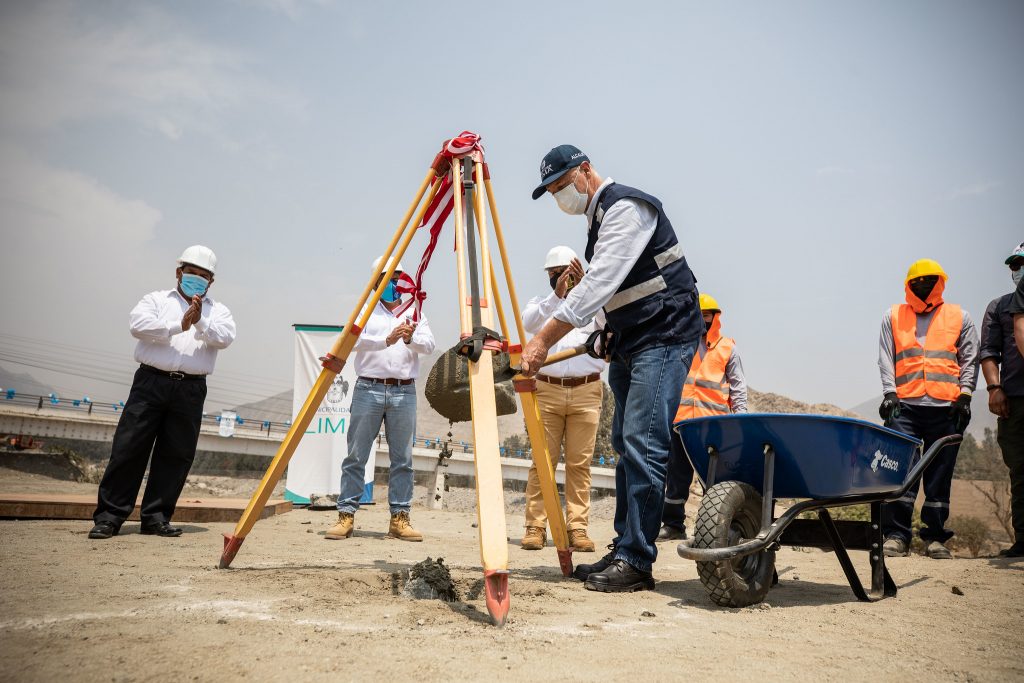 ALCALDE MUÑOZ DIO INICIO A OBRAS DEL PUENTE INCA MOYA EN CIENEGUILLA