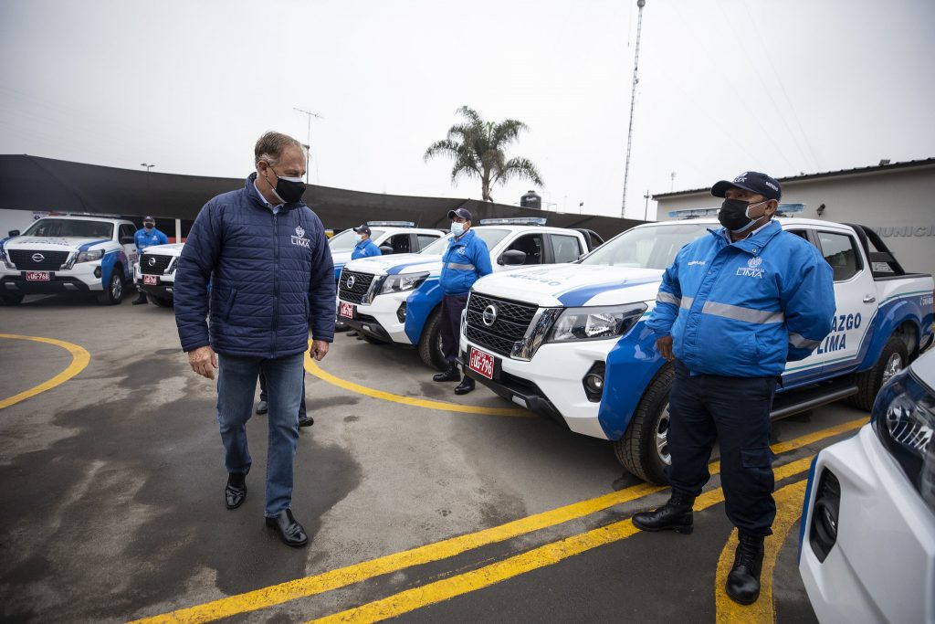 MML refuerza el patrullaje en el Cercado con 9 camionetas y 14 motos para el Serenazgo