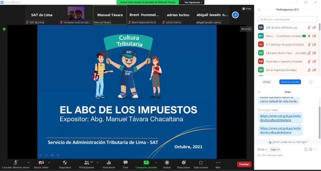 Más de 200 alumnos y docentes fueron capacitados en cultura tributaria