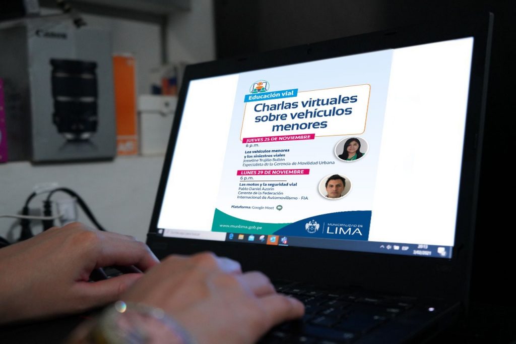 Motociclista que Sí Respeta: MML realizará charlas virtuales gratuitas para promover la seguridad vial