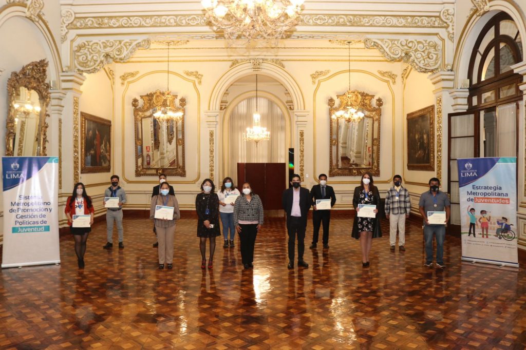 Municipalidad de Lima reconoce labor de los miembros del Sistema Metropolitano de Juventudes