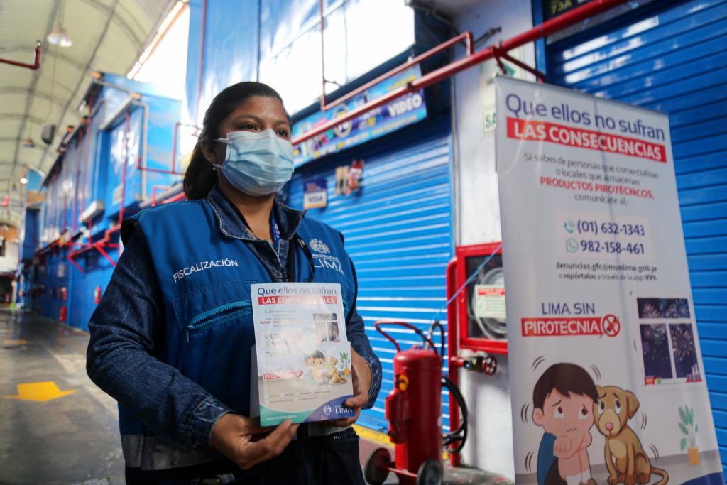 MML inicia campaña de sensibilización y control Lima sin pirotecnia