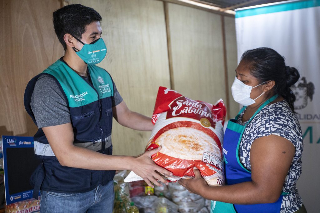 MML entregó cerca de 300 kilos de alimentos a olla común en San Juan de Lurigancho