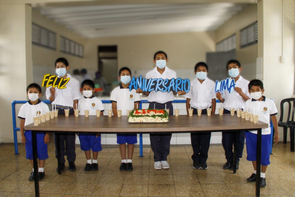 NIÑAS, NIÑOS Y ADOLESCENTES DE LOS ALBERGUES MUNICIPALES CELEBRARON EL ANIVERSARIO DE LIMA