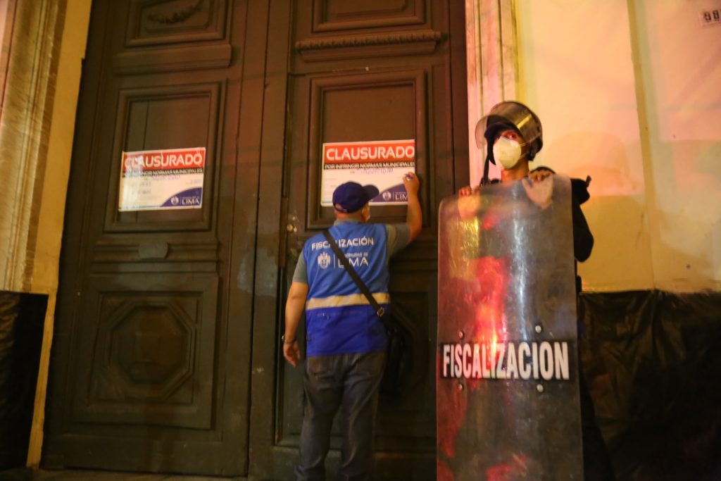 Centro Histórico: MML y PNP intervienen discoteca que funcionaba clandestinamente