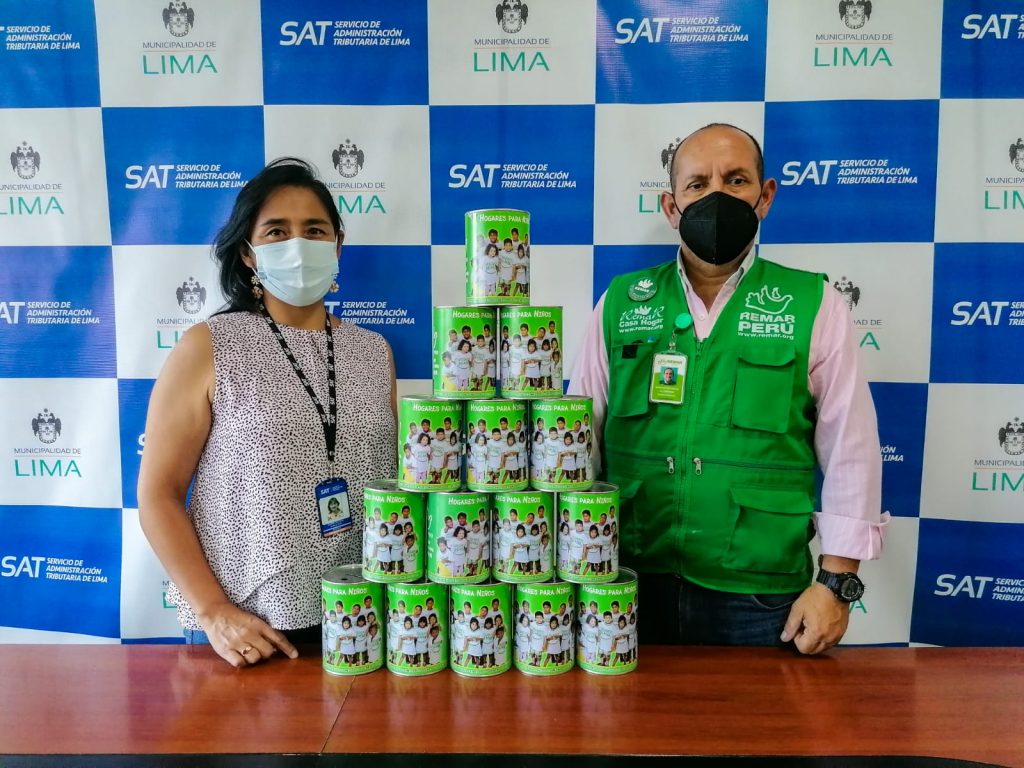 Juntos Sí Podemos: SAT de Lima se sumó a campaña solidaria de Remar Perú