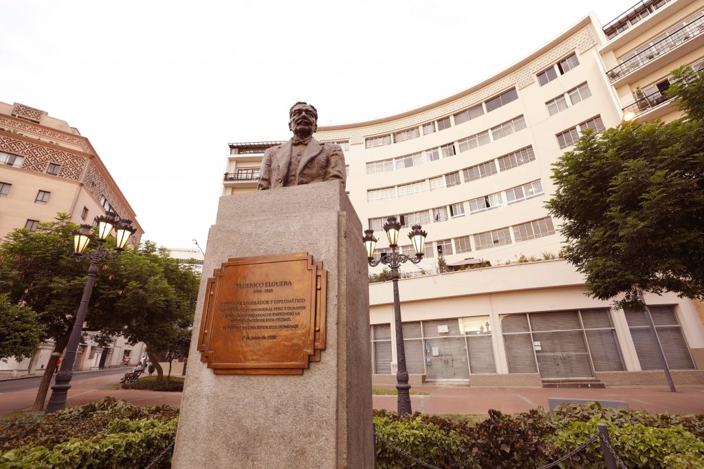 MML entregó restaurado el monumento a exalcalde de Lima Federico Elguera