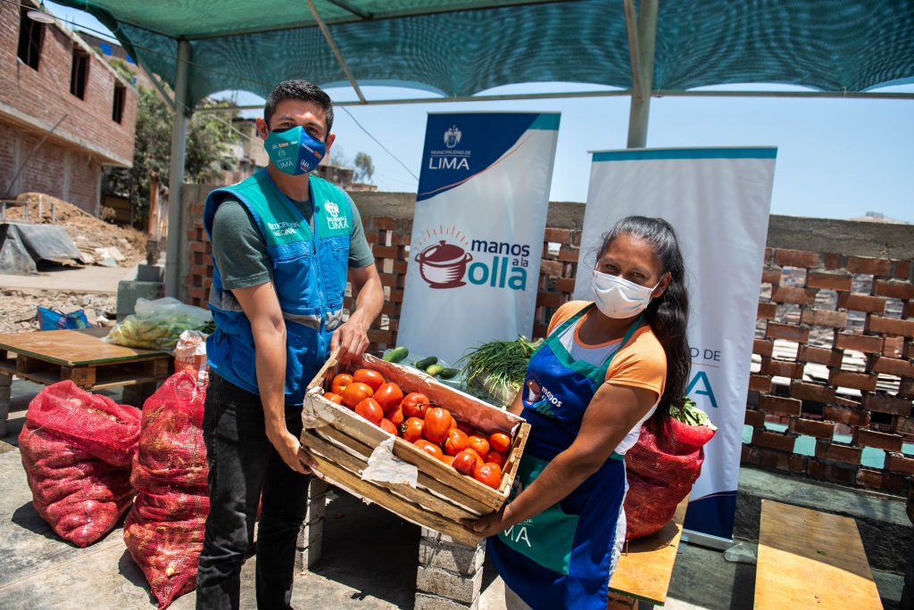 Municipalidad de Lima entregó más de 7 toneladas de alimentos a 21 ollas comunes esta semana