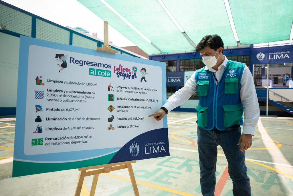 ¡Trabajamos por la educación! MML supervisó el retorno a clases de los estudiantes del Cercado