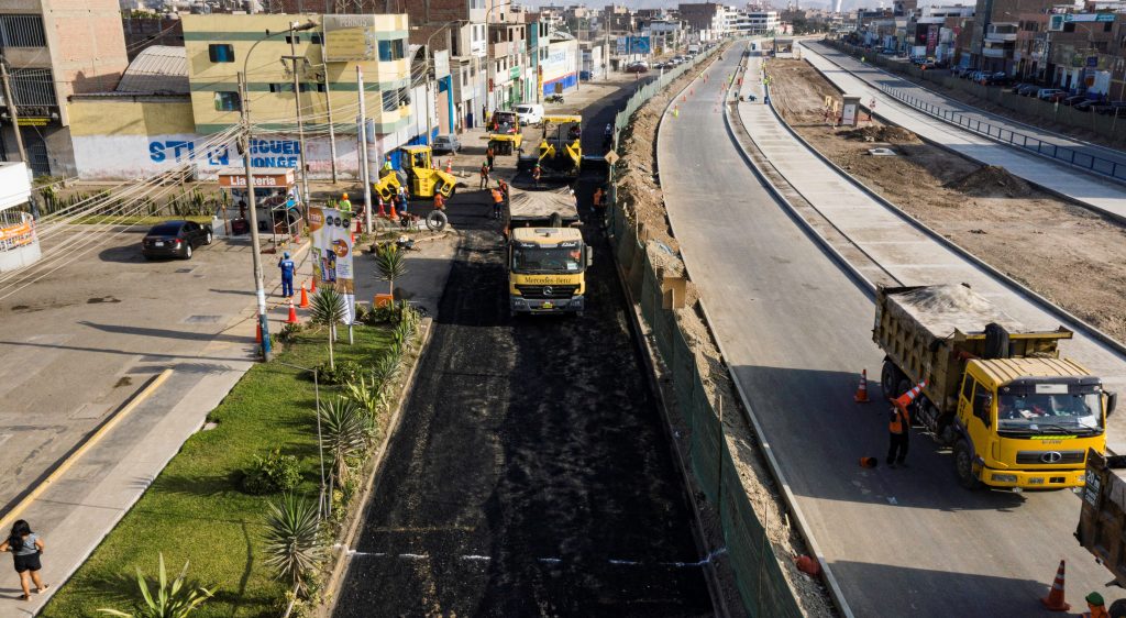 Ampliación norte del Metropolitano: Inician reparación de pistas auxiliares de avenidas Metropolitana y Universitaria