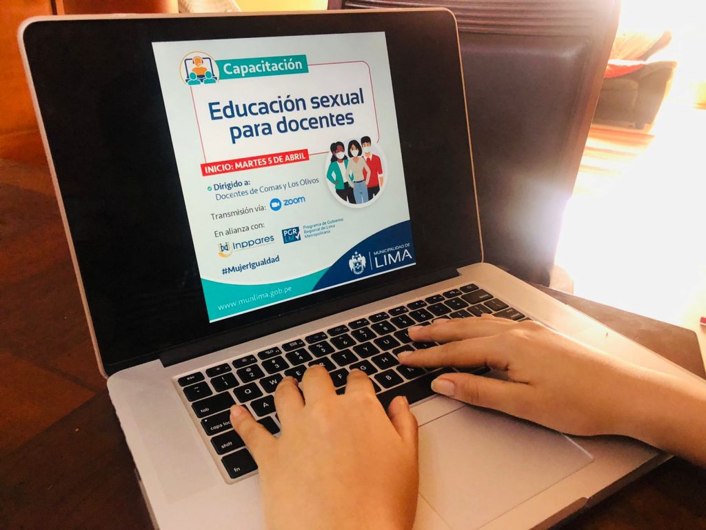 Municipalidad de Lima dictará curso virtual sobre educación sexual para adolescentes de Comas y Los Olivos