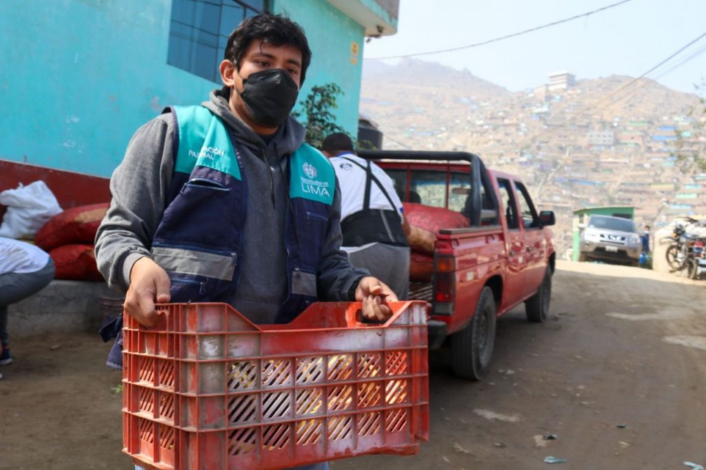 Esta semana manos a la olla entregó 5,378 kg de insumos para la preparación de 1,126 raciones de comida 
