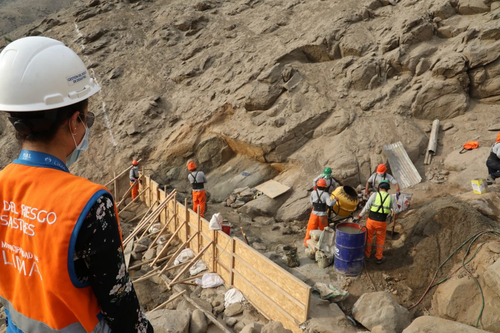 Municipalidad de Lima realiza mejoramiento de 6 diques de protección en Chaclacayo