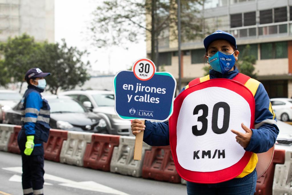 Nuevos límites de velocidad en zonas urbanas: Municipalidad de Lima y PNP inician campaña ¡No Te Aceleres!